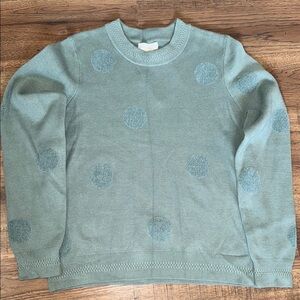 CYNTHIA ROWELY Mint Knit Sweater